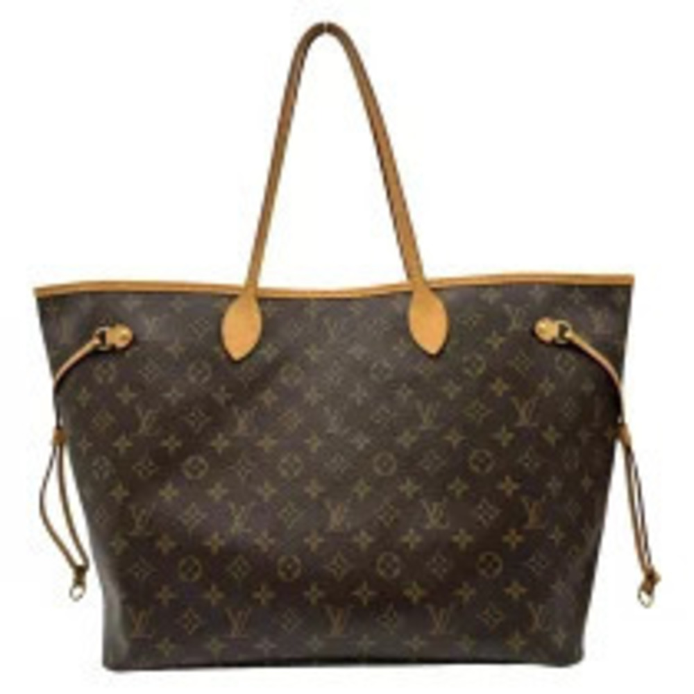 Louis Vuitton Neverfull Brown Piment Monogram Leather Tote Bag